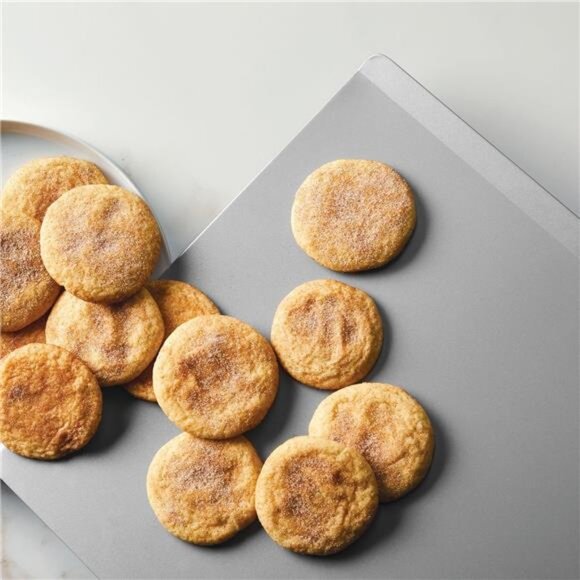 Insulated Bakeware Nonstick Cookie Baking Sheet, 15.5" x 20", Light Gray - Picture 6 of 7